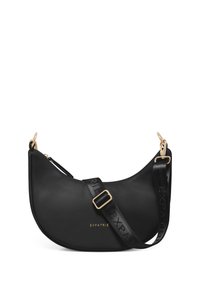 LEA SMALL - Keresztpántos táska - black