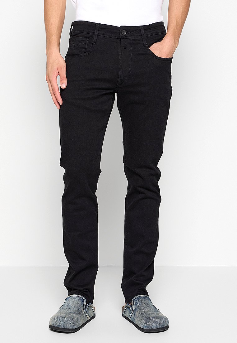 Replay Slim fit jeans zwart Replay Slim fit jeans zwart