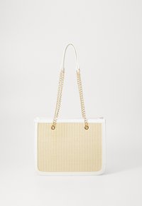 STRAW MIX - Käsilaukku - beige/off white