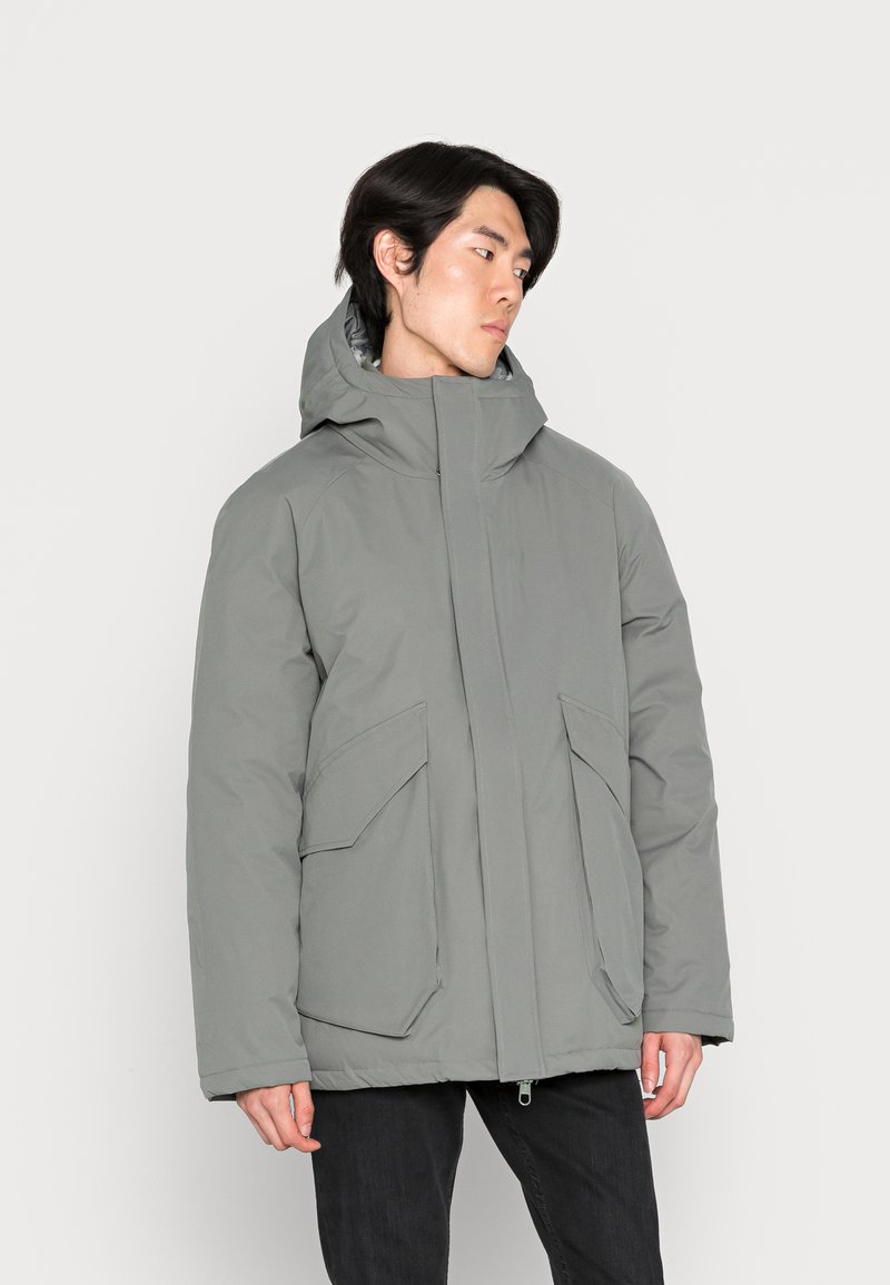 revolution-tech-parkatakki-grey-harmaa-zalando-fi