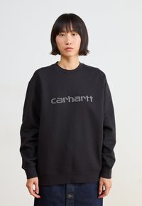 Carhartt WIP - RIVET SCRIPT - Sweatshirt - black/silver Miniatyrbilde 1