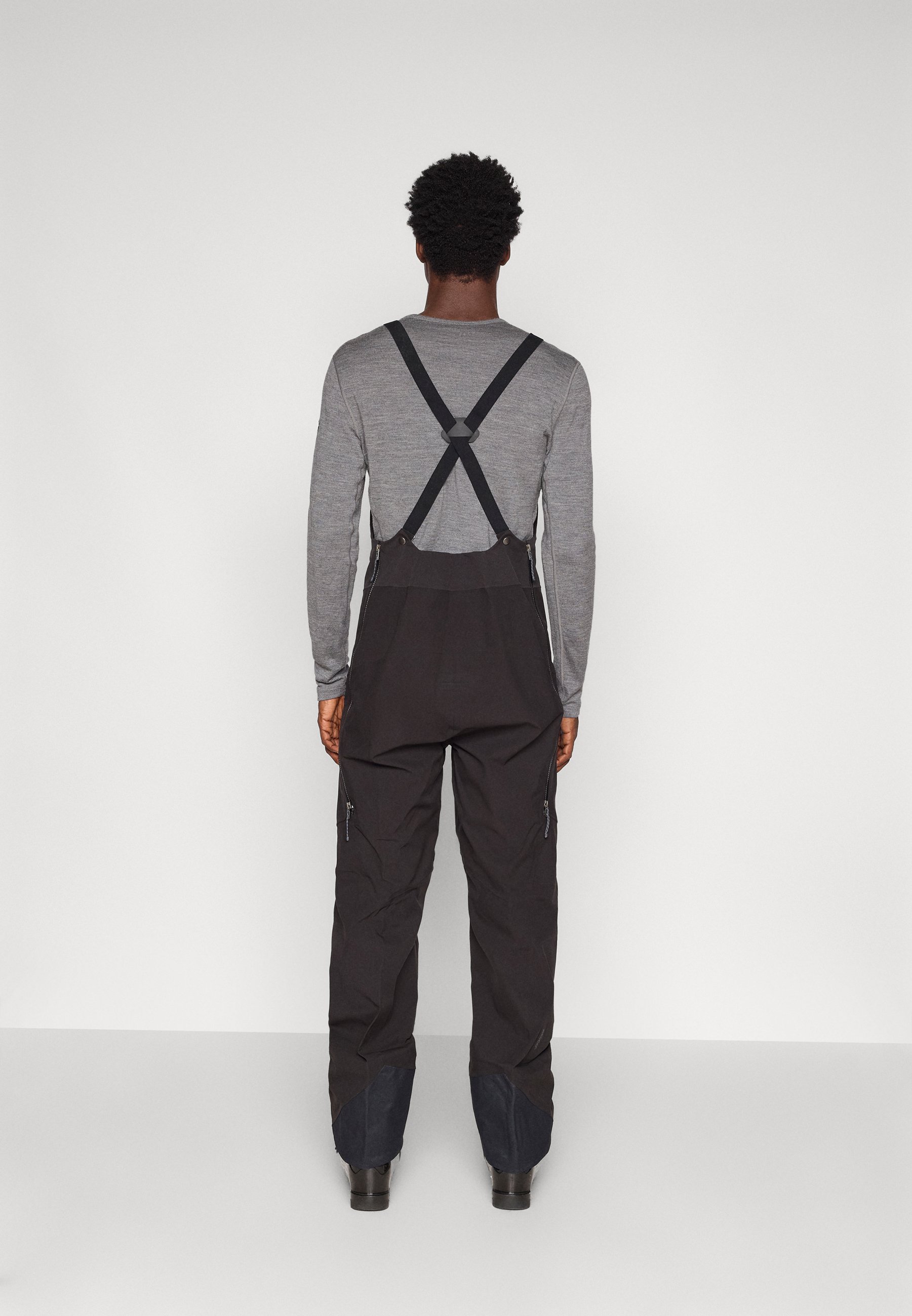 Patagonia SNOWDRIFTER BIBS - Ski pants - black/black - Zalando.co.uk