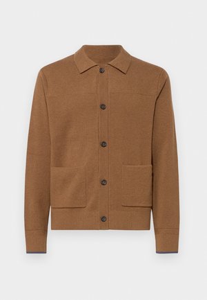 PS Paul Smith MENS KNITTED JACKET - Chaqueta de punto - brown