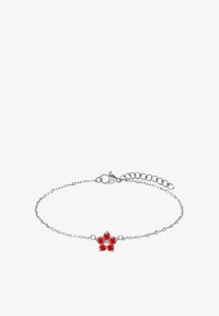 Geselecteerd, silver-coloured/red