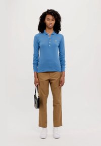 Polo Ralph Lauren JULIE LONG SLEEVE - Pólóing - petrol blue
