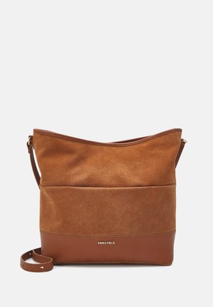 LEATHER - Handbag - cognac