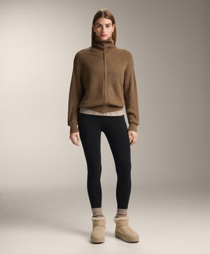 OYSHO SUPER EXTRAWARM SUPER HIGH RISE SEAMLESS ANKLE LENGTH - Legging - black