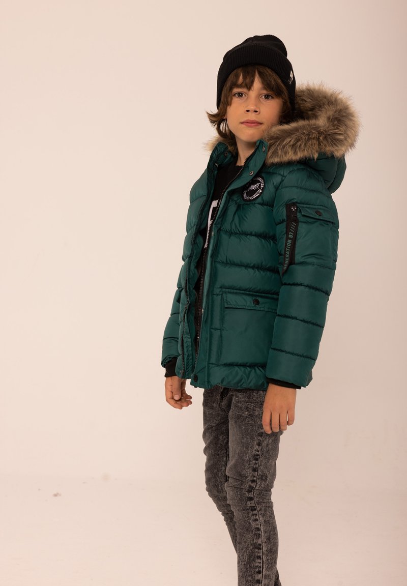 MINOTI HOODED PADDED PUFFER - Parka - green