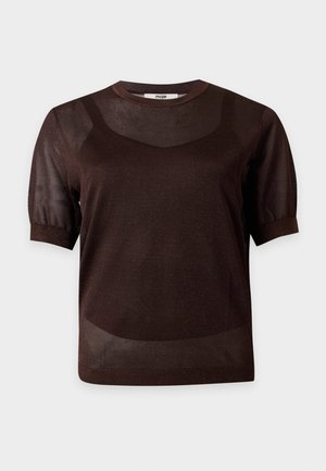 Maje, MOMITA - T-shirt basique - marron
