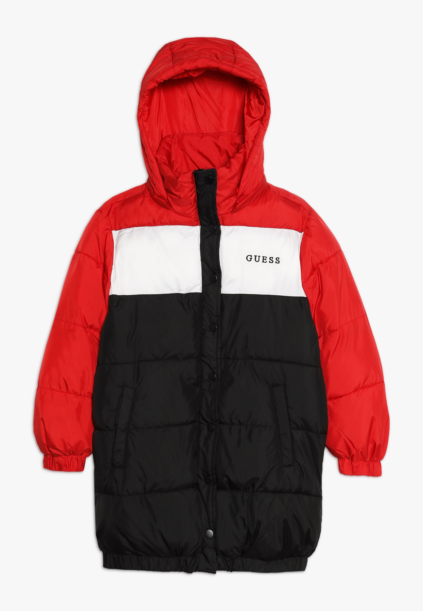 guess red windbreaker