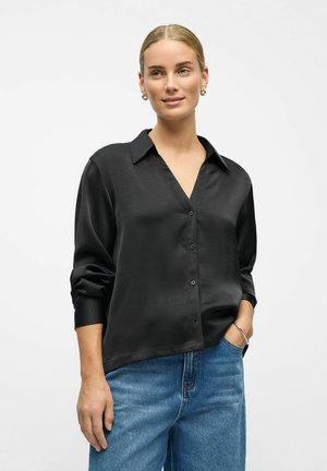 Hemdbluse - black