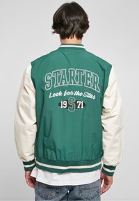 Starter COLLEGE - Bombera - darkfreshgreen palewhite