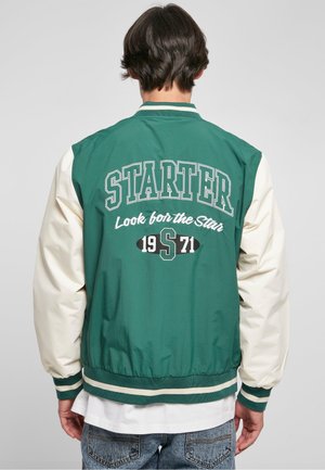 Starter COLLEGE - Bombertakki - darkfreshgreen palewhite