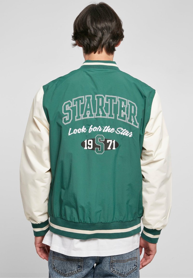 Starter COLLEGE - Bombera - darkfreshgreen palewhite