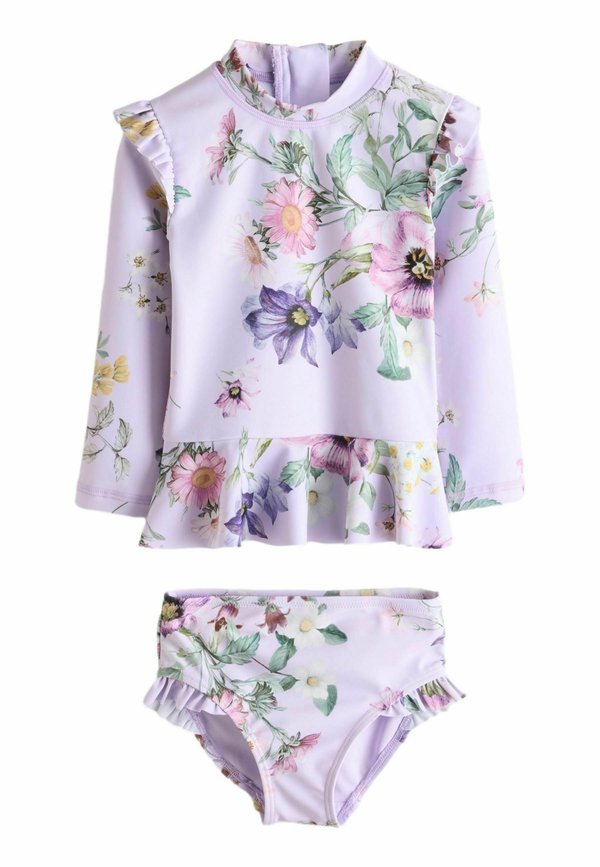 REGULAR FIT - SET - Badeanzug - lilac purple floral