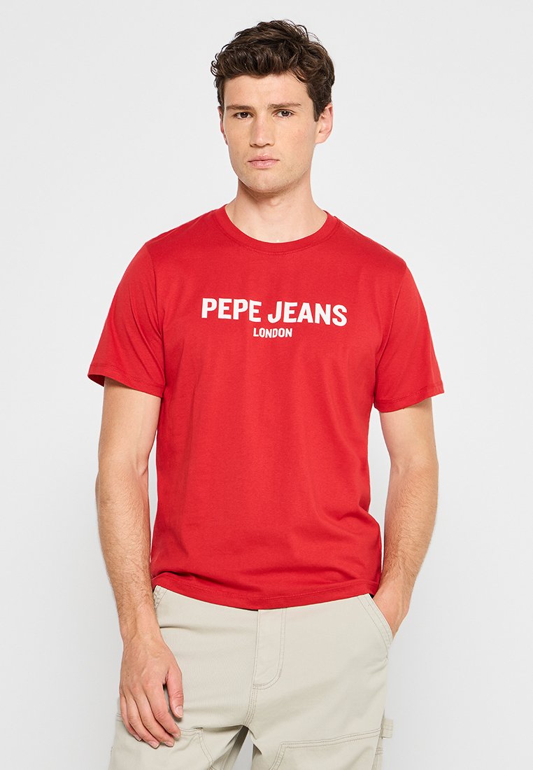 Pepe Jeans T-shirt print rood