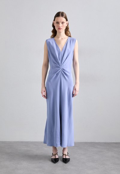 Victoria Beckham SLEEVELESS GATHERED WAIST DRESS - Svečana odjeća - bluebell