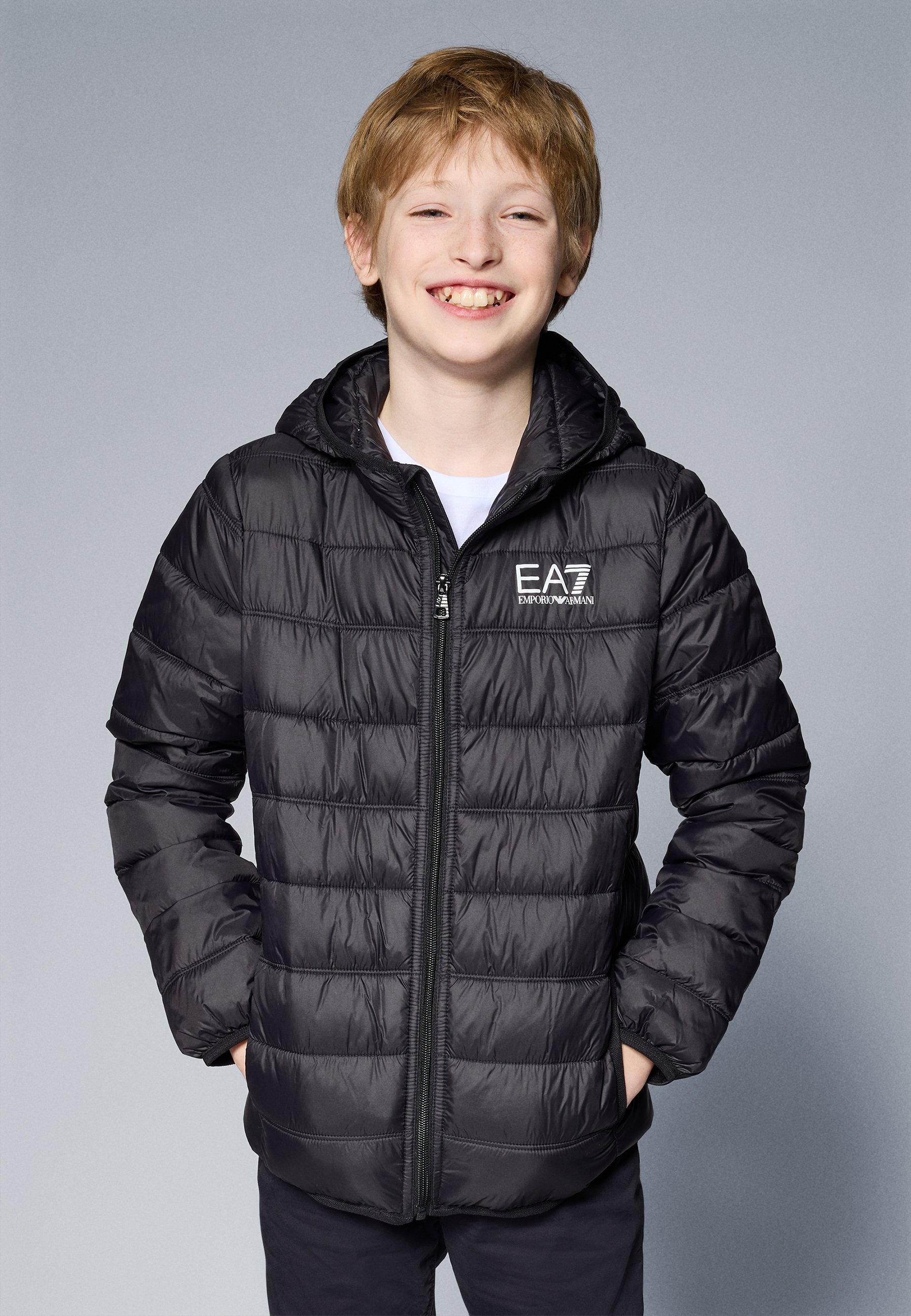 EA7 Emporio Armani KIDS STYLE UNISEX - Light jacket - black