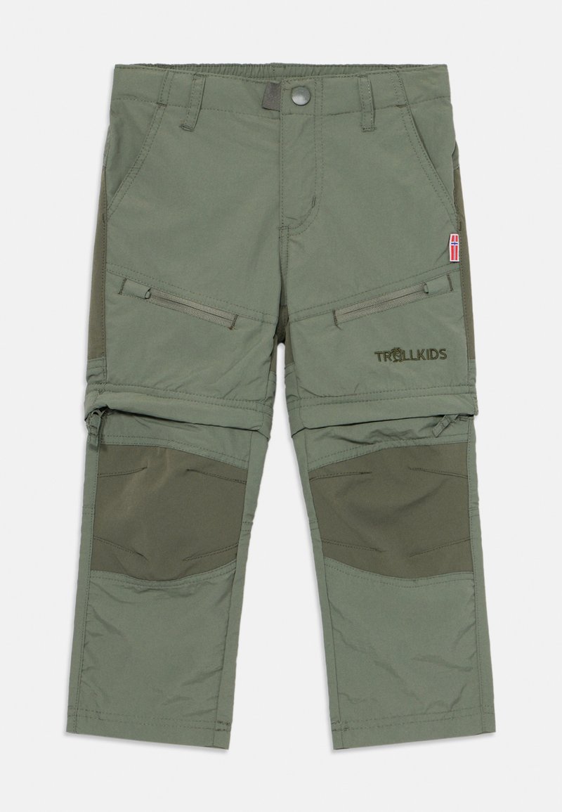 Roheline cargo pant, millel on tõmblukuga taskud, tugevdatud põlvekoht, elastne vöökoht ja tikitud logo. Valmistatud kergest ja vastupidavast kangast.