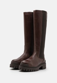 Pavement MANDY  - Stivali con plateau - brown