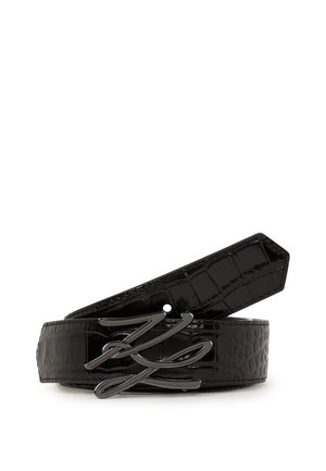 AUTOGRAPH CROCO BELT - Gürtel - black