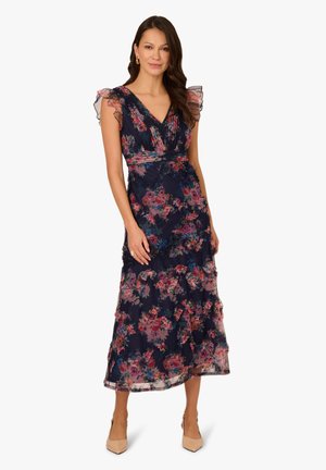 PRINTED ANKLE  - Freizeitkleid - navy multi