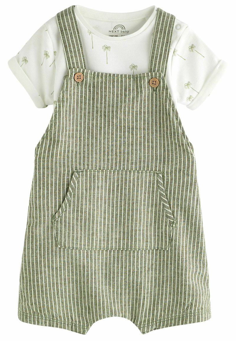 Next SET REGULAR FIT - Body - green stripe