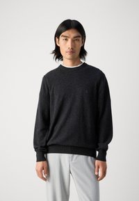 Marc O'Polo CREWNECK - Pulover - dark grey melange
