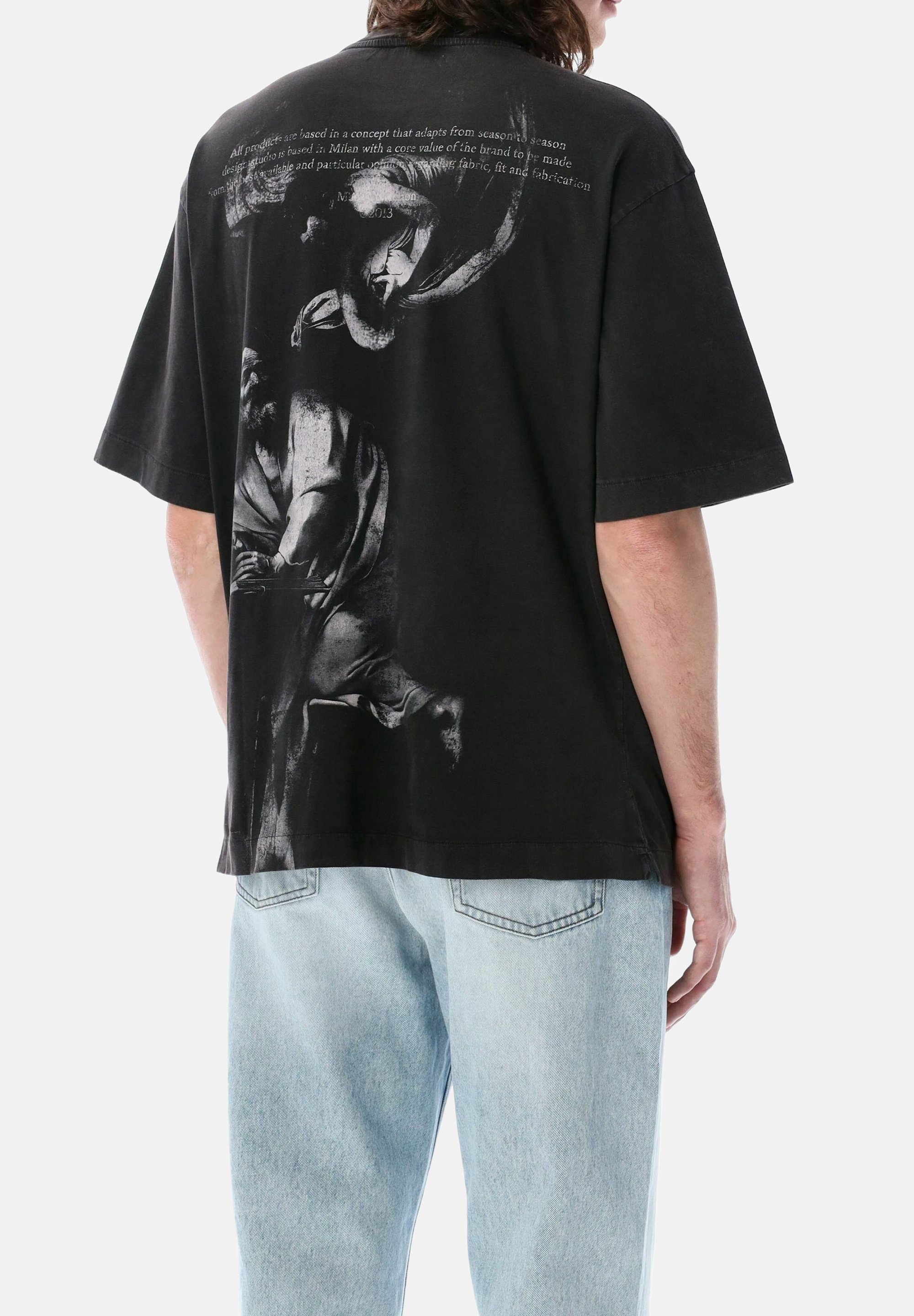 国内発送☆Off-White☆BW S.MATTHEW OVER S/S TEE/BLACK/GRAY Off-White]BW S.MATTHEW SKATE S/S TEE/BLACK GRAY(OMAR24