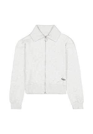 Sweater met rits - cream melee