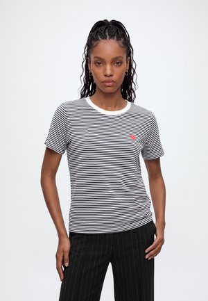 JDY JDYPISA S/S PRINT TOP JRS NOOS - T-Shirt print - cloud dancer/sky captain