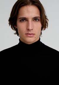 Scalpers CLASSIC ROLL NECK - Strickpullover - black