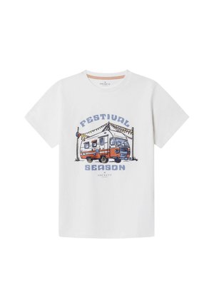 FESTIVAL CAMPER TEE - Camiseta estampada - off white