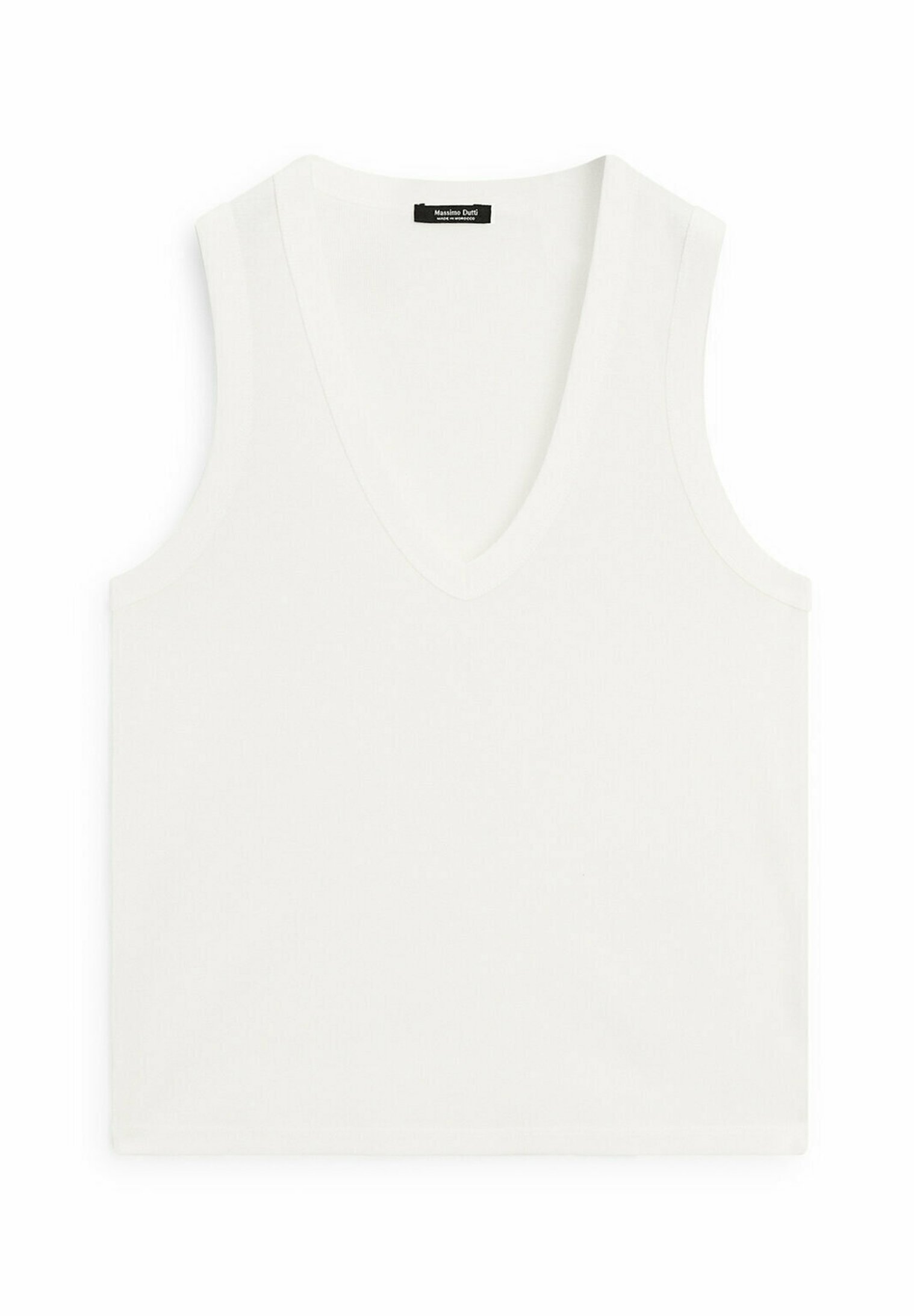 売れ筋商品|||マッシモ ドゥッティ Tシャツ レディース トップス SLEEVELESS   - Top - white Massimo Dutti(マッシモドゥッティ) Tシャツ・カットソー