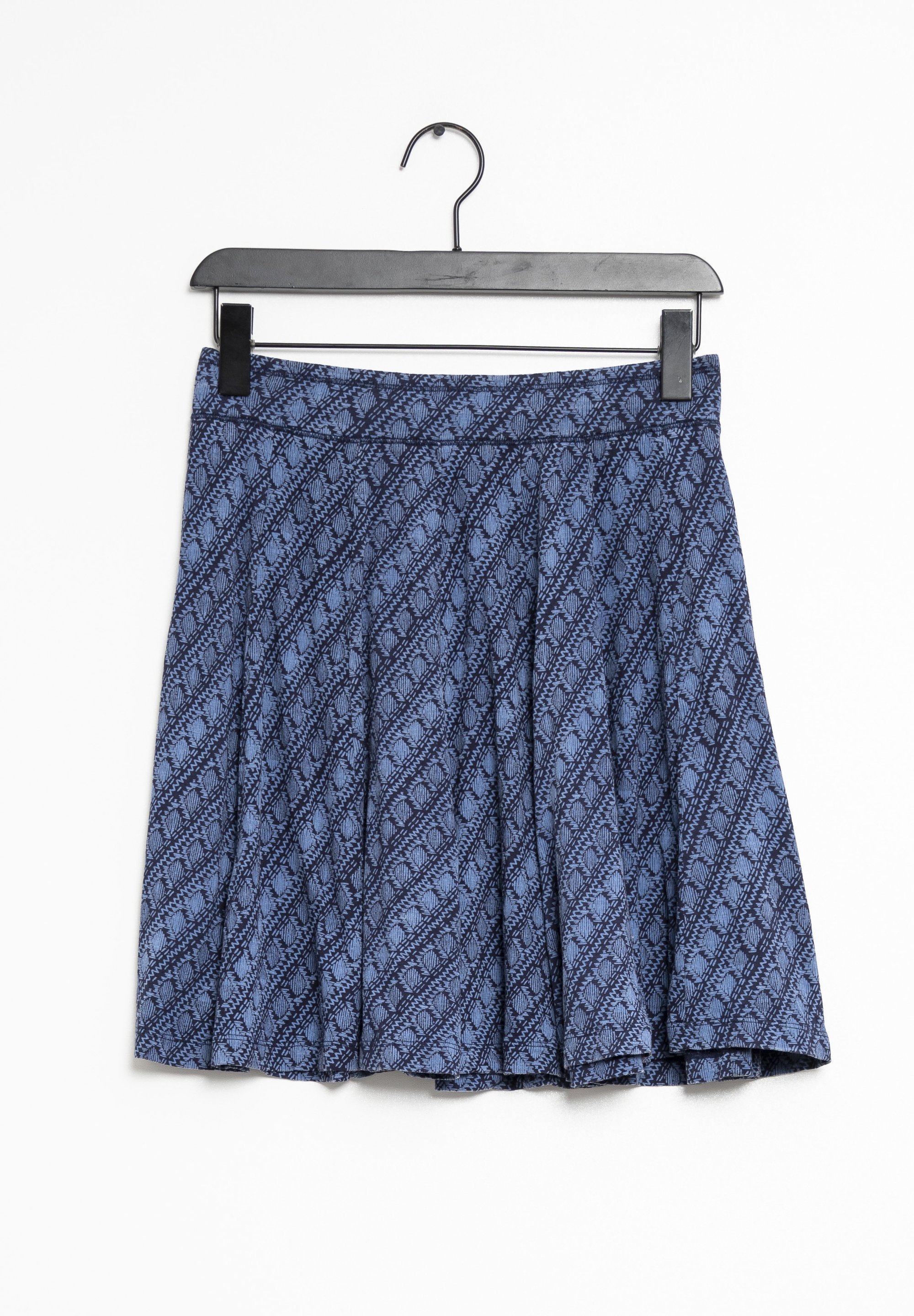 Jupe Plissée Courte FatFace Femme - Bleu - Taille 8 - Mélange Viscose - État Parfait
