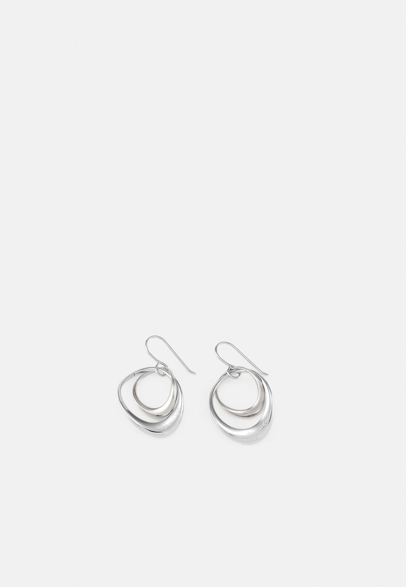 Calvin Klein WARPED RINGS Ohrringe silvercoloured/silberfarben