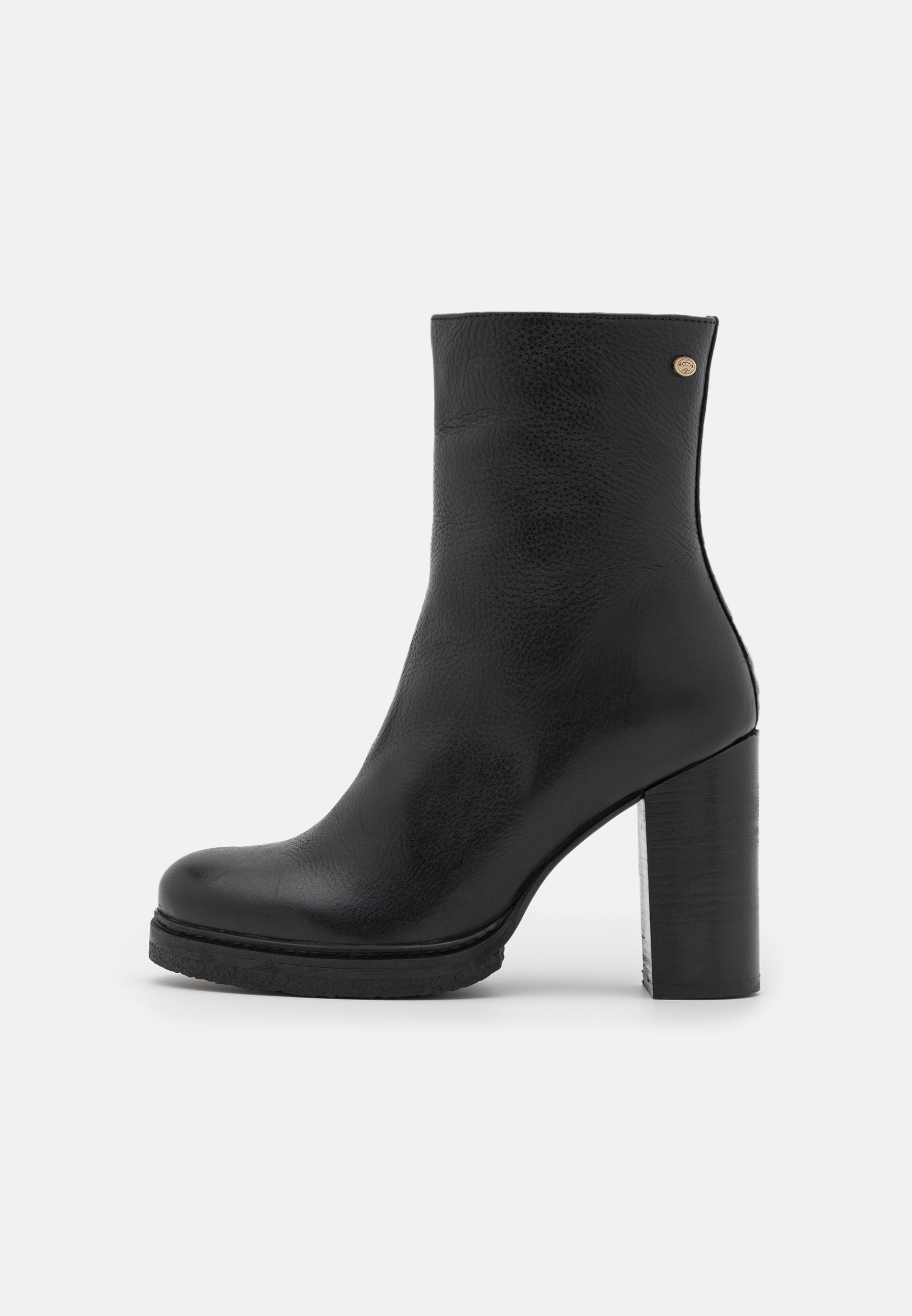 Shabbies Amsterdam Enkellaarsjes met hoge hak - black/Zwart - Zalando.nl