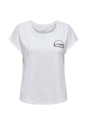 AUB-SAVE LIFE KURZARM - Sport T-Shirt - weiß