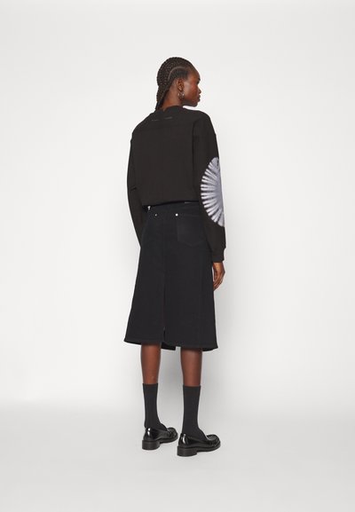 Proenza Schouler White Label MIDI SKIRT - Fustă în formă de A - black