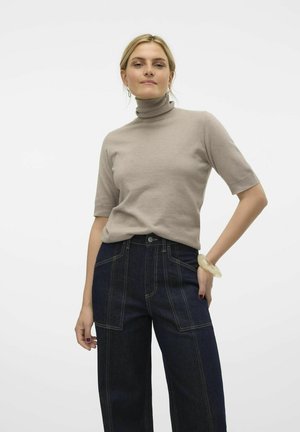 Vero Moda FANTASTIC - Basic T-shirt - moon rock