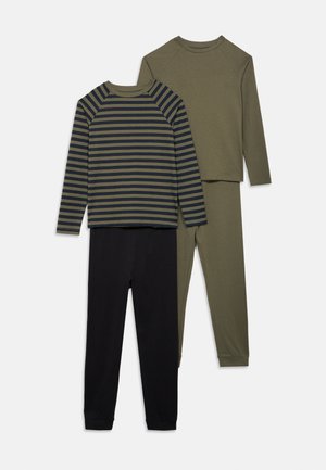 2 PACK - Pigiama - olive/black
