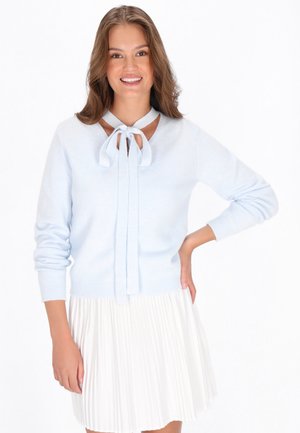 Strickjacke - light blue