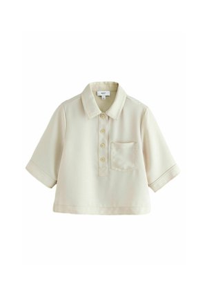REGULAR FIT - CREPE SHORT SLEEVE  - Polo krekls - neutral