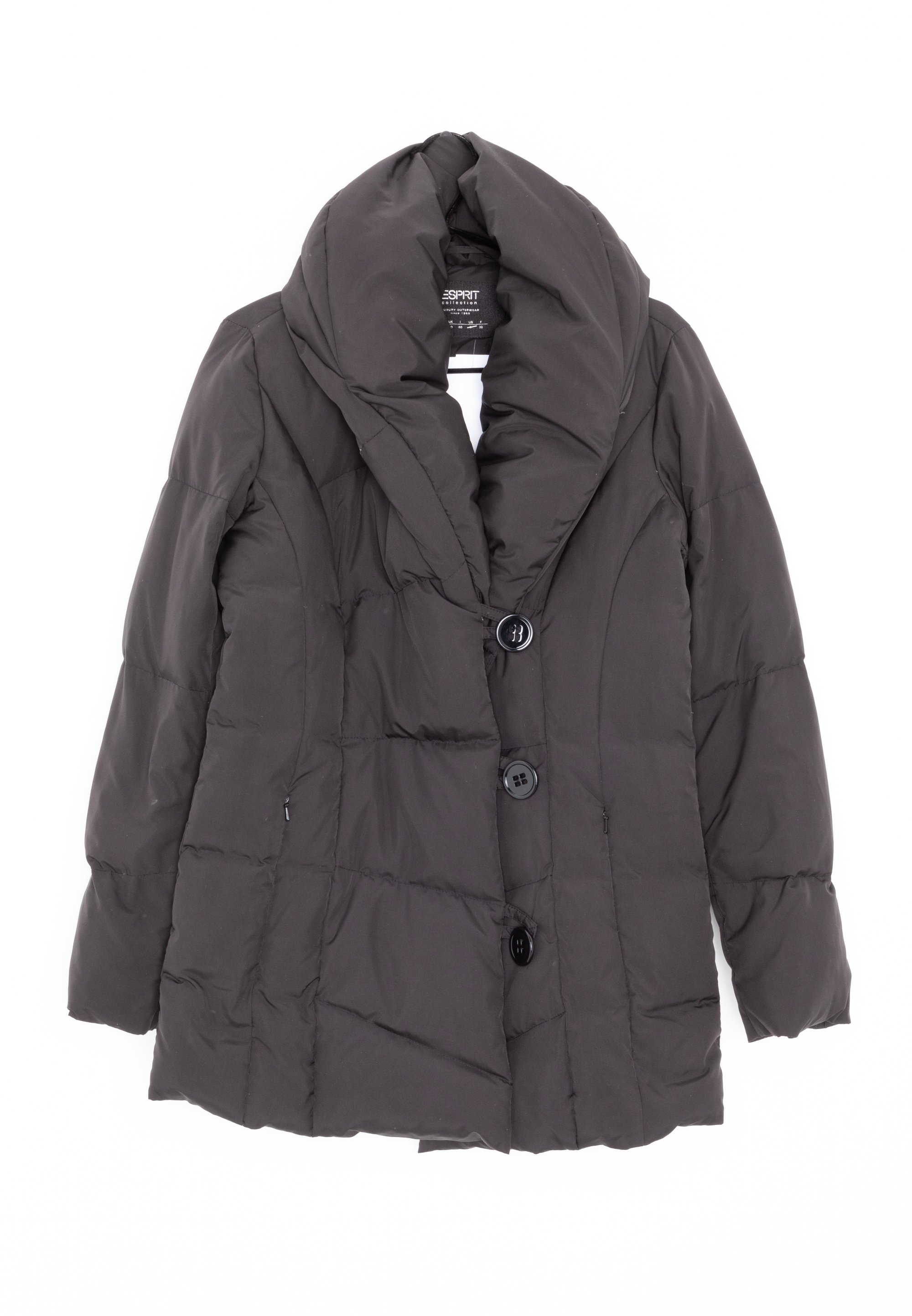 Esprit Collection Kurzmantel Mit Kapuze Schwarz Esprit Collection