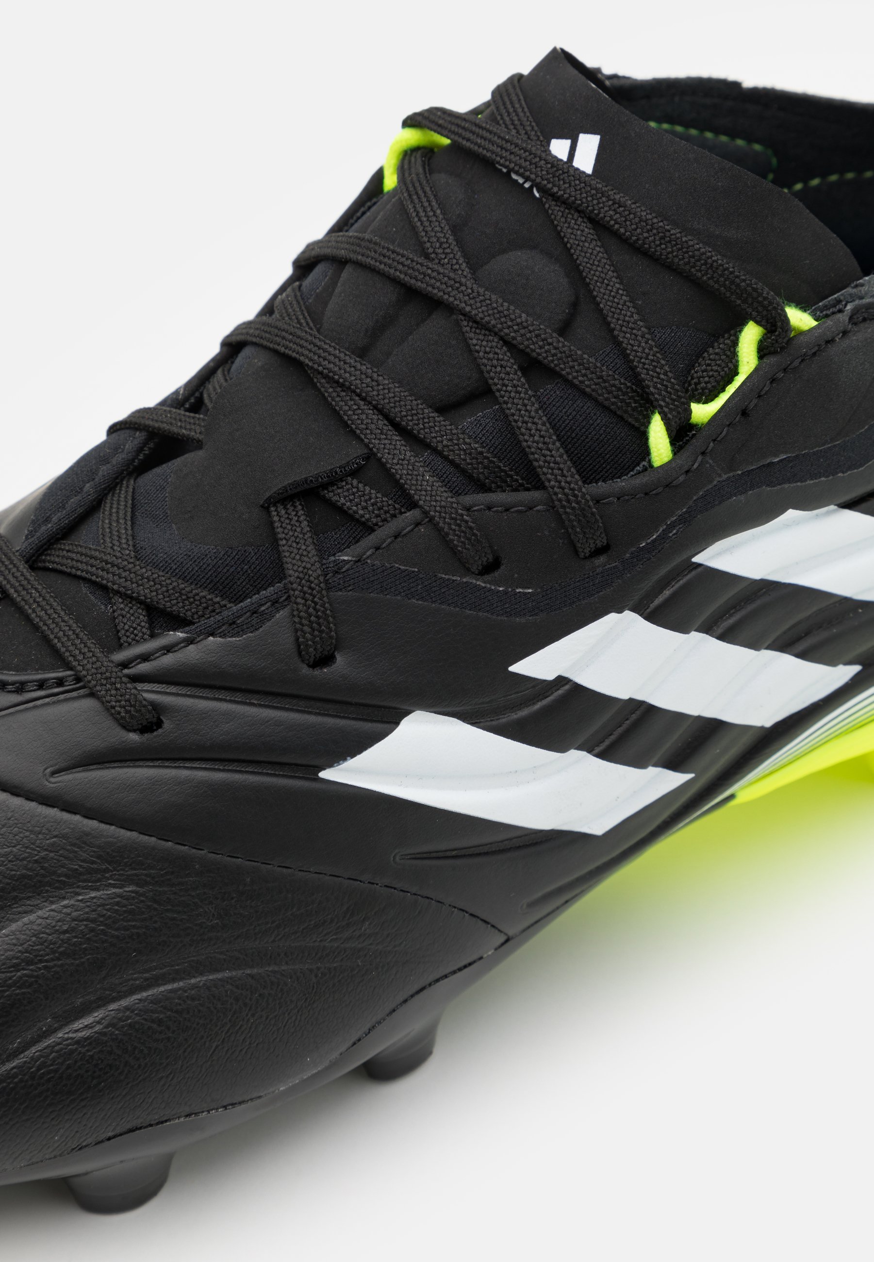 adidas Performance COPA SENSE.2 FG - Voetbalschoenen met kunststof noppen -  core black/footwear white/solar yellow/Zwart - Zalando.nl