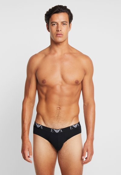 Emporio Armani STRETCH 3PACK - Slip - black