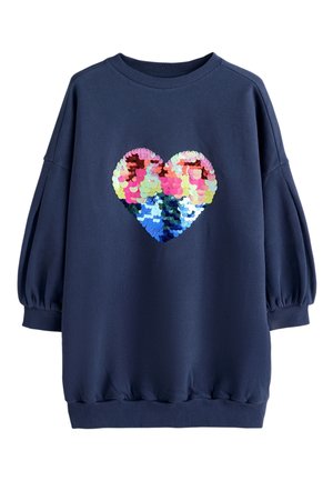 Next REGULAR FIT - Dnevna haljina - navy sequin heart