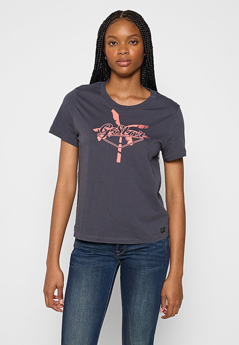 G-Star T-shirt print grijs G-Star T-shirt print grijs