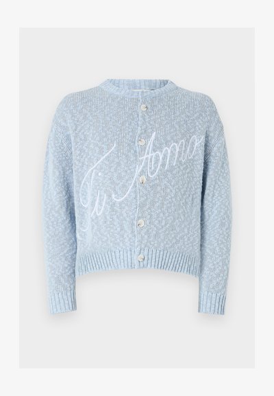 Carne Bollente TI AMO UNISEX - Adīta jaka - baby blue