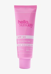 Hello Sunday - HELLO SUNDAY THE EVERYDAY ONE FACE MOISTURISER SPF 50 WITH HYALURONIC ACID - TRAVEL EDITION - Sonnenschutz - - Thumbnail-Bild 1